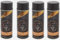 Générique Lot de 4 Bombes Noir MAT - Spécial JANTES - 400ml - Bombe Peinture Aérosol - Séchage rapide - 224