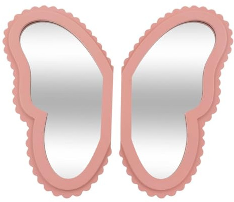 Atmosphera - 2 kinderspiegel Schmetterling Anna rosa 37x19cm
