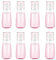 8Packs 2Oz 60ml Travel Spray Bottles Fine Mist Hairspray Bottle Plastic Empty Spray Bottles Refillable Leak Proof Spray Bottle for Perfume Essential Oils Toners Pink Color