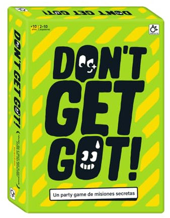 Merkur, Don't Get Got, geheime Missionskartenspiel für die ganze Familie, originelles Partyspiel, für 2 bis 10 Spieler, ab 14 Jahren, dynamisches und lustiges Spiel
