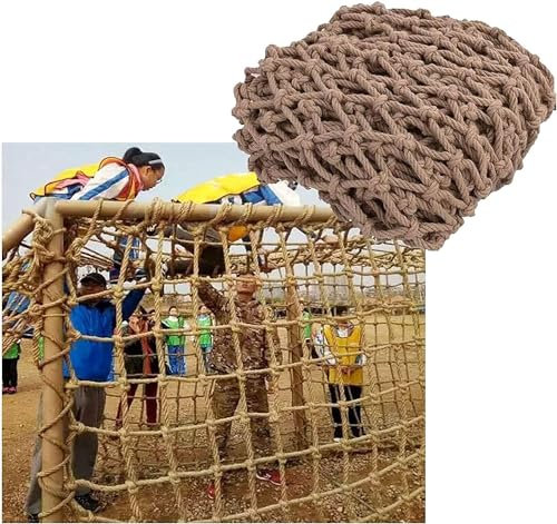 MOZ4dxy Klettergartennetz, pflanzenunterstütztes Gartennetz, geeignet für drinnen und draußen, Baumhaus-Seilleiter für Haustiere (1 x 2 m))