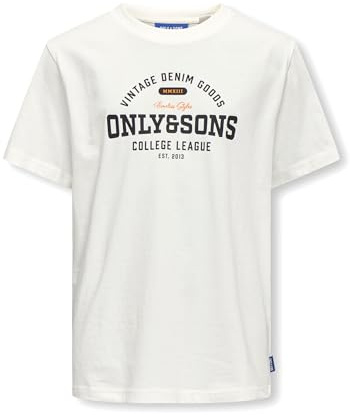 Only & Sons Jungen Osjlenny Life Reg Vintage Tee JRS Noos Osjlenny Life Reg Vintage Tee JRS Noos (1er Pack)