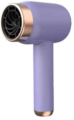 Ohulelks Asciugacapelli Wireless Portatile A Batteria - Ricarica Tramite USB, 2 In 1 con Presa EU per Asciugatura A Caldo e