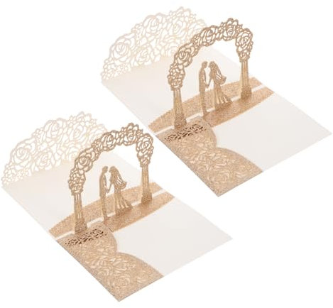 Operitacx Hochzeits Einladungskarten Rosé Romantische 3D Karten Für Braut Und Bräutigam Glückwunschkarten Zur Hochzeit Und Zum Jubiläum Perfekt Für Verlobung Und