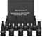 WinHolder 3/8 Drive Impact Hex Torx Spline Bit Socket Short Reach Allen Star Hand Tool Kit (9PCS Impact Spline Bit Sockets Set)