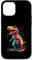 Rainbow Dinosaur Lovers Tyrannosaurus Rainbow Case for iPhone 12/12 Pro
