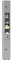 kleankin 180cm Tall Bathroom Cabinet, Slim Bathroom Storage Cabinet with 4 Open Shelves, 2 Door Cupboards and Adjustable Shelves, Grey