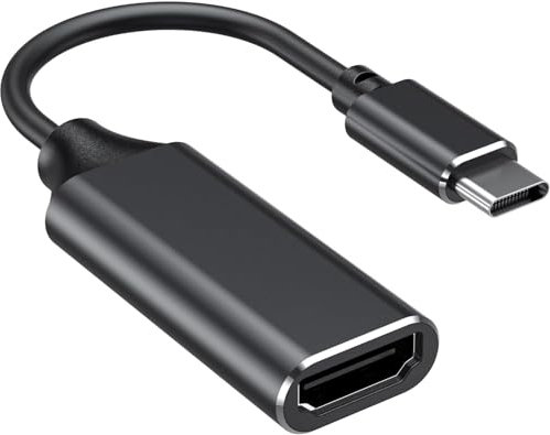 USB C to HDMI Adapter, Type-C to HDMI 4K Adapter, For iPhone 15, MacBook Pro,Air,iPad Pro, Pixelbook, Dell XPS,Microsoft, Samsung Galaxy,Surface Book(Thunderbolt 3/4 Compatible)
