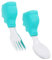 HOLIDYOYO 1 ensemble Set de Couverts Apprentissage pour Garçon Fille et Inoxydable Fourchette et Cuillère pour à Manger Ustensiles et Sécurisés pour Garçon Fille Voyage Design Ergonomique