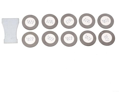 Luftbefeuchter-Teile-Set mit 10 Stück 20 mm Keramik-Nebelmacher-Zerstäuberscheiben und 1 Eisenplatte, Keramik-Nebel-Ersatz für Luftbefeuchter oder Staub
