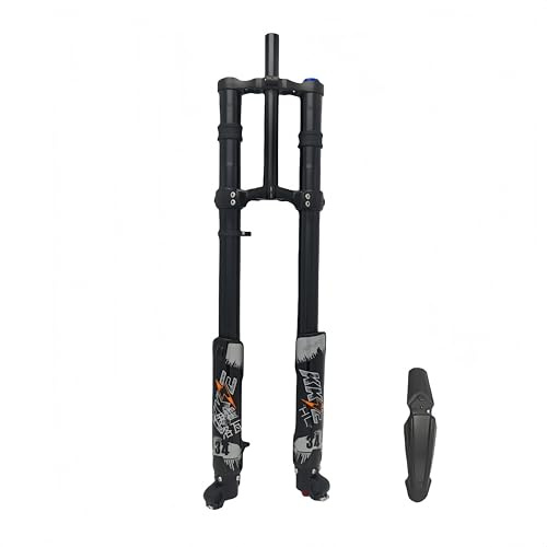 CHAOZHU KKE Mountain Bike Front Suspension Fork, 750mm Upgraded Fork -support Fender Mount 26 27.5 29 MTB Sur-ron Stealth Bomber 203mm Travel, 110×20mm Axle