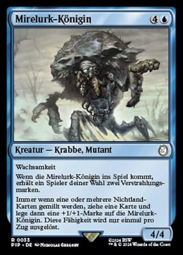 Mirelurk-Königin PIP-33 Rare Deutsch Boosterfrisch - Universes Beyond: Fallout - mit ReCollectibles-Versandschutz - für Magic/MTG