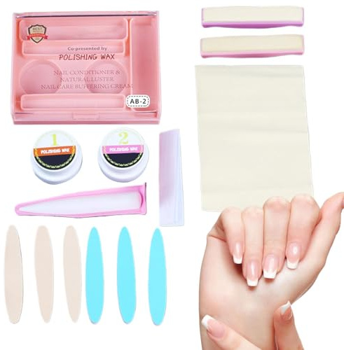 Kit De Manucure Japonaise Outils De Manucure Nourrissants Et Renforçants | Kit de Manucure pour Femmes Pour Seniors Et Pédicure Santé Salon Maison Mariage Bridal Spa Vacances