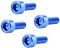 MagiDeal 4pcs Vis Douille pour Porte-bidon Vélo Support Cage de Bouteille d'eau Pratique, Bleu, comme décrit