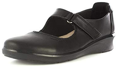 Clarks Women's Hope Henley Loafers, Black Black Leather, 6 UK