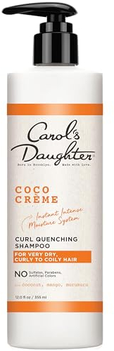 Carol's Daughter, Coco Creme, Curl Quenching Shampoo für sehr trockenes lockiges bis krauses Haar, mit 12,0 fl oz / 355 ml