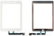 Bucom Display Glas für IPad Pro 9.7 A1673 A1674 A1675 Touch Screen Weiss