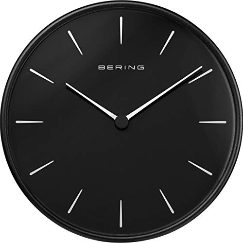 BERING Damen und Herren Wallclock Quarz Movement - Home Decor Collection mit Kunststoff Glas 90162-22R