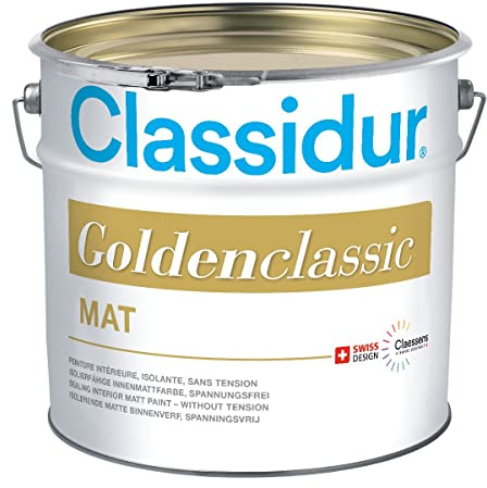 CLASSIDUR GOLDEN CLASSIC 15L - Peinture mate de rénovation intérieure de hautes performances