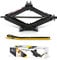 Cric Auto 1,5 Ton - Sollevatore Auto | Cricket Auto - Crick Auto | Cric Pantografo - Kit di Crick per Auto | Cric Alza Macchina - Ideale per Auto e SUV | Materiale Resistente