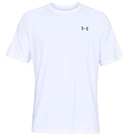 Under Armour Men's UA Tech 2.0 Short Sleeve Shirt (X-Large) White
