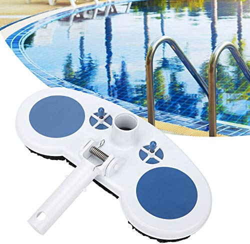 Spazzola per la Pulizia della Piscina, Kit di Pulizia Professionale per Piscina 13 Pollici Accessorio per la Pulizia dello Stagno con Testa di aspirazione per Piscina