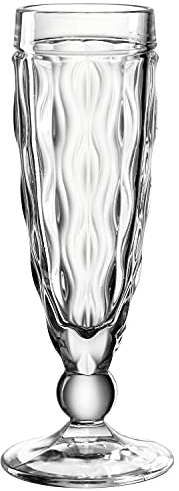 Leonardo Brindisi 021595 Flûte à champagne avec pied Coupe à facettes Passe au lave-vaisselle 140 ml