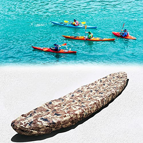 Ledph Kajak Schutzhülle, Abdeckplane Schlauchboot, Wasserdicht und Uv-Beständig, Plane Schlauchboot fur Kanu Boot Sonnenschutz Lagerung,D,5XL