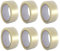 G4GADGET 6 Pack of 66 Meter Clear Box Packing Tape Strong Quality Tapes 48mm x 66m