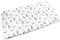 TupTam Baby Spannbettlaken Kinder Spannbetttuch für Babybett Kinderbett Gemustert, Farbe: Füchse im Flugzeug, Größe: 70 x 140 cm