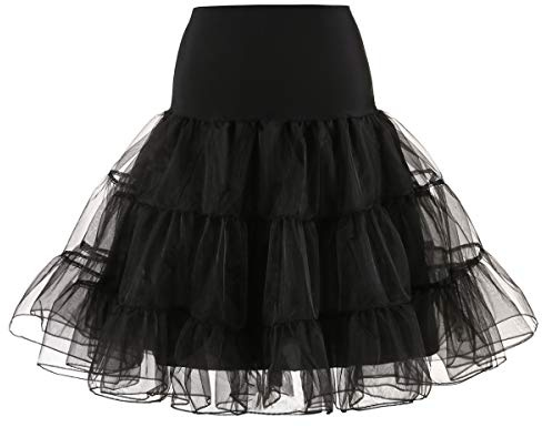 SSDH Jupe Jupon Années 50 Robe Rockabilly Jupons Crinoline pour Femmes