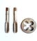 AtticZone M12x1.25 metrisches Handgewindebohrer und Schneideisen Set, 1 Gewindebohrer, 1 runder Schneideisen 1.25 mm Abstand, Rechtshänder (M12x1.25, Gewindebohrer und Schneideisen )