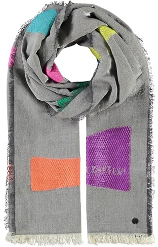 FRAAS Stola mit Regenbogen-Streifen - 70 x 180 cm - DU MUSST KÄMPFEN! - Baumwolle