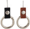 GORGECRAFT 2PCS Keyring with Strap Short Lanyard Black Cell Phone Finger Ring Phone Charms Grip Holders Strap Loop Kickstand for Small Electronic Devices USB Flash Drive MP3 Player Keys ID Card