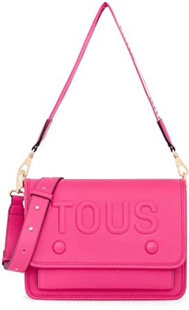 TOUS Damen Bandolera Mediana Fucsia Audree mittelgroße Umhängetasche Fuchsia La Rue