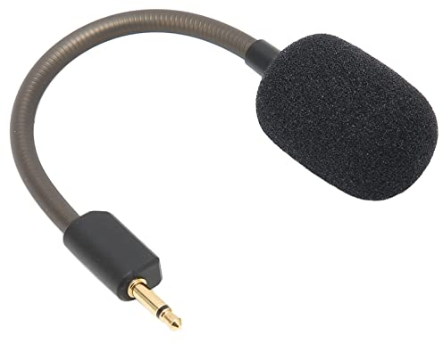Micrófono de Repuesto para Auriculares para Juegos Desmontables Conector de 3,5 Mm con Micrófono con Cancelación de Ruido, Conector Macho de 3,5 Mm, Micrófono Mono de 2 Polos,