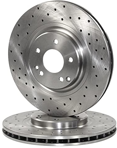 ATEC Germany 2x Bremsscheiben vorne Ø 330 mm Kompatibel mit MERCEDES-BENZ C-Klasse (W203), C-Klasse T-Model (S203), CLK (C209), CLK Cabriolet (A209), SLK (R171)