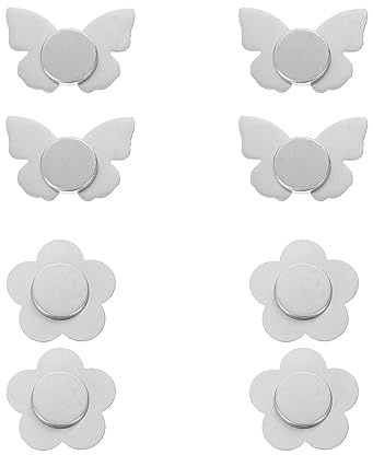 MFCGHXR Magnetische Gewichte Tischdecke Gewichte Blume-Motive Tischdeckenbeschwerer Tischdeckenbeschwerer Tischdeckengewichte 8 Stück Tischdeckenbeschwerer, Tischdeckenbeschwerer Magnet