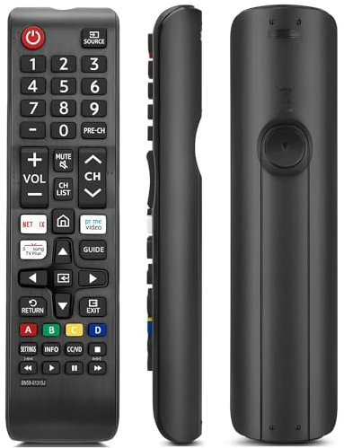 BN59-01315J Télécommande de rechange pour Samsung Smart TV UN50TU7000F UN55TU7000F UN58TU7000F UN58TU700DF UN65TU7000F UN43TU7000F UN65TU700DF avec clés Netflix PrimeVideo