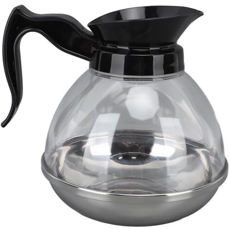 Cafetière De Remplacement, Cafetière Universelle En ABS De 1,2 QT Avec Poignée Confortable Et Bec Verseur Serré Pour Machine à Café, Filtre De Cuisinière, Carafe à Café/carafe
