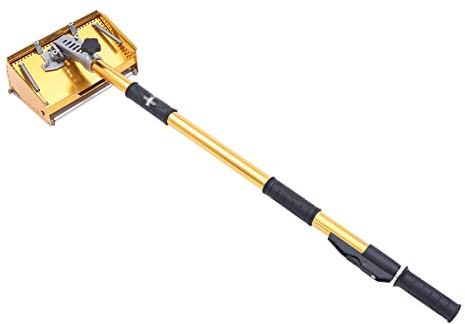 Trockenbau Kelle, Drywall Flat Box Set Werkzeuge mit Verstellbarer Griff 90-150cm, Einstellbarer Winkel, Flächenspachtel set für Wand Decke Scraping