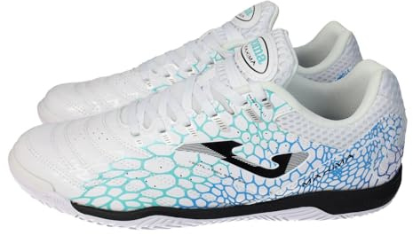 Joma Maxima 2432 IN MAXS2432IN, Men Indoor Football Trainers, White, 44 EU