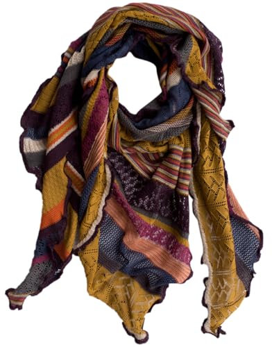 Invero, Merino Dreieckstuch/Schal Kyra, 100% Wolle (Spicy)