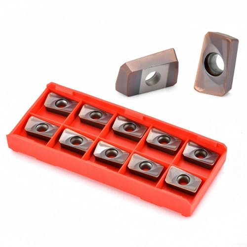 10 PZ APMT1604PDER-H2 VP15TF Inserti in Carburo APKT1604 25R0.8 CNC Indicizzabili Fresatrici Lame Tornio Strumenti di Tornio