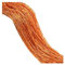 Perlenvorhang für Türen,Türvorhang Schlafzimmer Glitter Fenster Vorhänge Faden String Quaste Perlen Panel Teiler Hängende Jalousien Vanlance Wohnzimmer Vorhänge ( Color : Orange , Size : 100x200cm )
