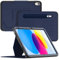SEYMCY Case for iPad (A16) 11th Generation 11 Inch 2025/iPad 10th Generation 10.9 Inch 2022, Leather Smart Cover with 5-angle Magnetic Stand, Auto Sleep/Wake, Pencil Holder, Card Slots, Navy Blue