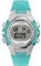 Timex Sport Unisex-Armbanduhr, 33 mm, blaues Kunstharzarmband, digitales Zifferblatt, silberfarbenes Gehäuse TW5M61400
