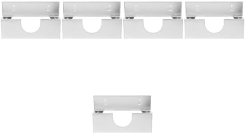 OSALADI 5pcs Angle Rack Holder Sturdy Bracket for Pegboard Storage Compatible Various Models Construction for Stability for Workshop Organization