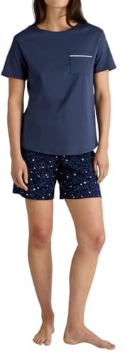 CALIDA Sweet Dreams Kurz-Pyjama Damen | kurzer Schlafanzug, weiche Interlock-Qualität und angenehmer Komfort