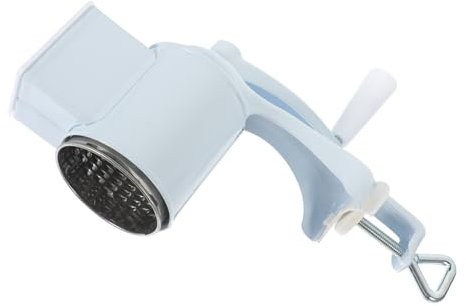 Amosfun Amoladora Rallador De Nueces Rallador De Queso Rotatorio Cortador De Comida Rallador De Comida Rallador De Queso Profesional Herramienta Para Rallar Queso Aleación De Aluminio